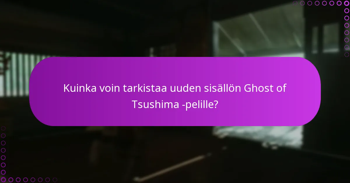 Mitkä ovat nykyiset alennukset tai tarjoukset Ghost of Tsushima -sisällölle?