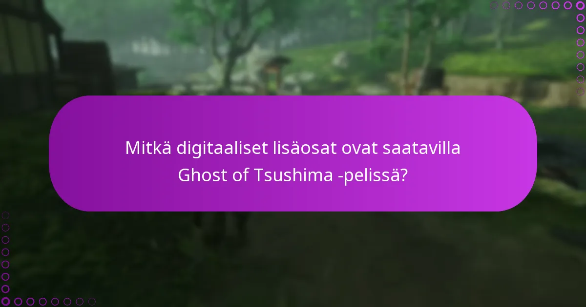Missä voin löytää Ghost of Tsushima -PlayStation-koodit?