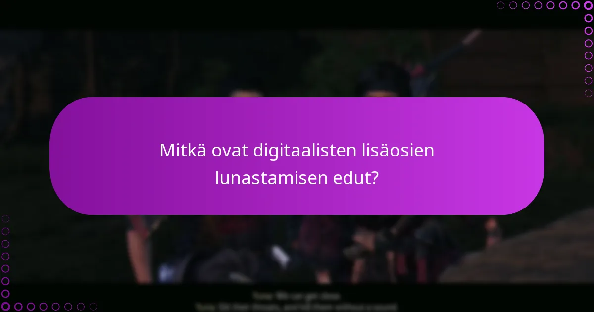 Mitkä alustat tukevat Ghost of Tsushima Special Editionin digitaalisia lisäosia?