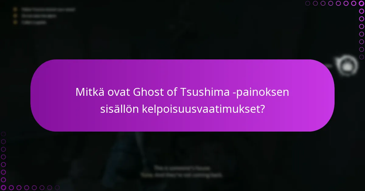 Mitkä ovat yleiset ongelmat Ghost of Tsushima -painoksen sisällön lunastamisessa?